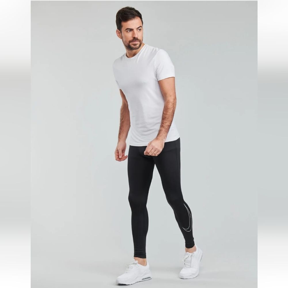 Nike Pro Dri-FIT Men's Black Lightweight Training Tight pants Size Medium Tall - Picture 5 of 16